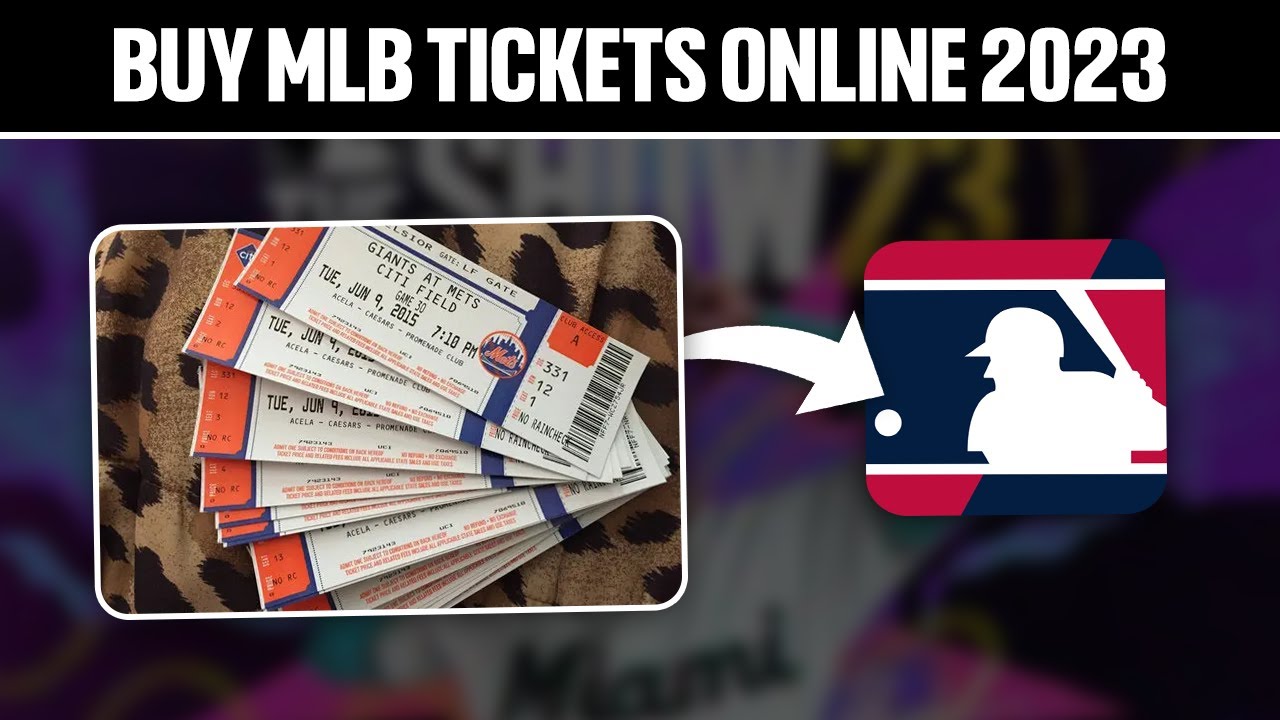 How To Buy MLB Tickets Online 2023! (Full Tutorial)