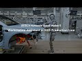 Ubtech humanoid robot walker s workstation assistant in ev production line