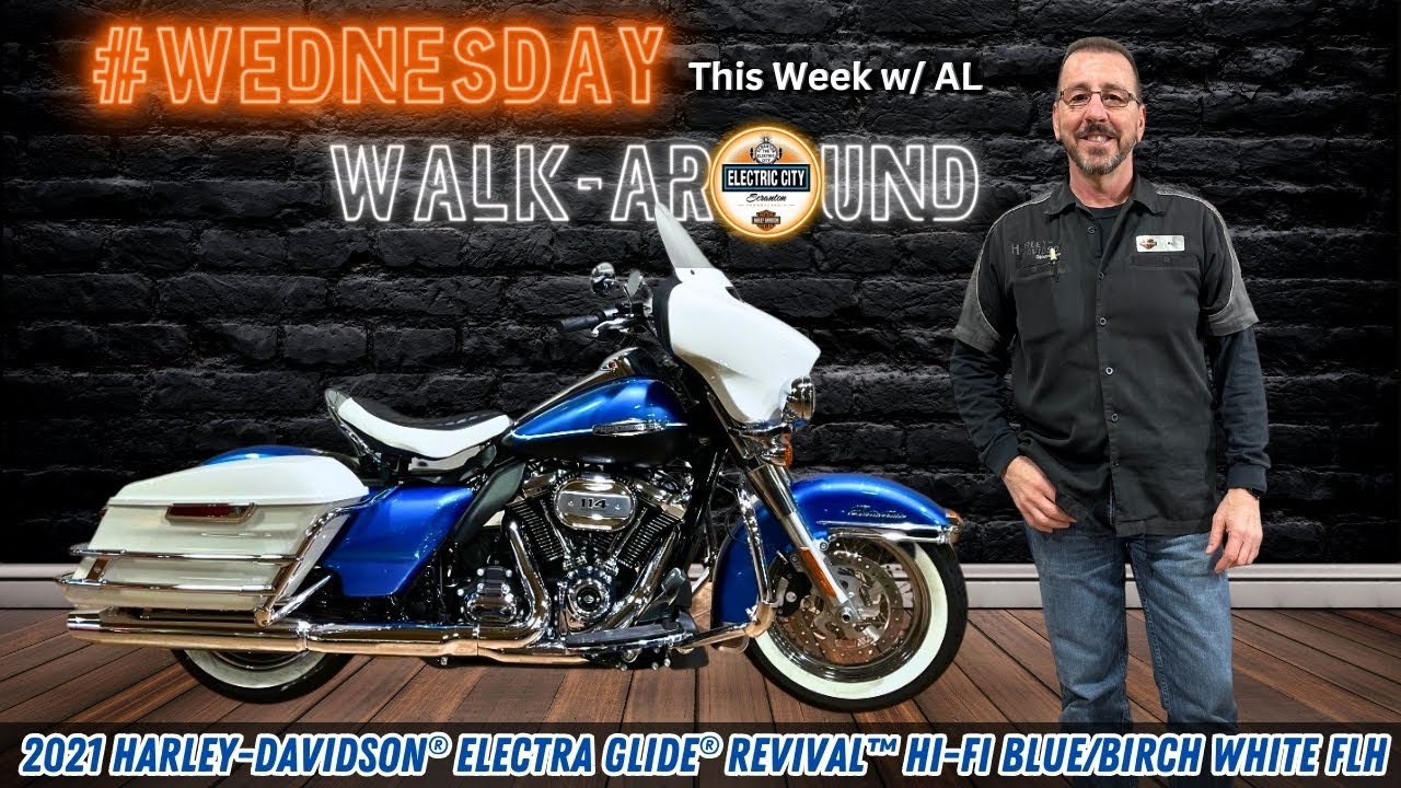 2021 HARLEY-DAVIDSON® ELECTRA GLIDE® REVIVAL™ HI-FI BLUE/BIRCH 