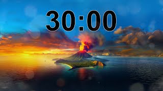 Famous 30 Minute Timer - Volcano Paradise Theme 🌋 Net Worth
