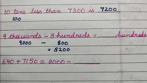 Mental Maths for Class 3 and 4 | Questions with solutions based on Mental Maths