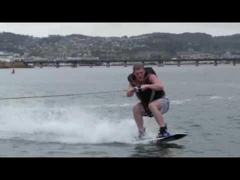 Richard MacKenzie tries Wakeboarding in Knysna Jan...