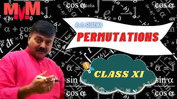 PERMUTATIONS,  EXERCISE 16.5 R. D. SHARMA QNO. 1 TO 15 CLASS XI #MADANMOHANMISHRA, #MMM