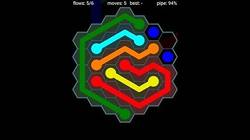 Flow Free Hexes   7x7 Mania   Level 135