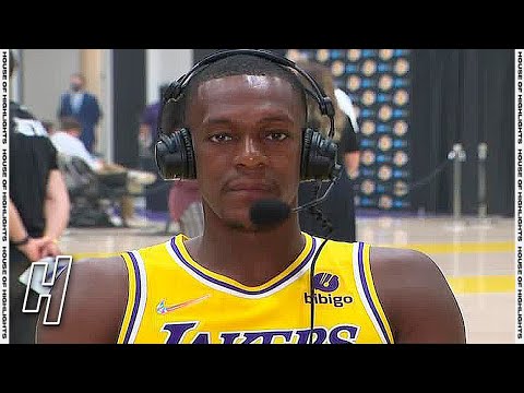 Rajon Rondo on Westbrook "I know He's Looking to Destroy Me", Full Interview | 2021 Lakers Media Day