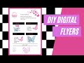 HOW TO MAKE A DIGITAL FLYER IN CANVA