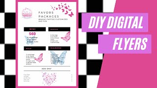 HOW TO MAKE A DIGITAL FLYER IN CANVA screenshot 1