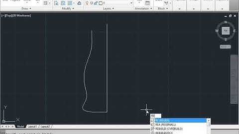Autocad 3D Tutorial : : Revolve command complete Process  How to use Revovle command