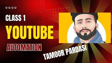Youtube Automation  Niche Research Course Class 1 | by Tamoor Pardasi
