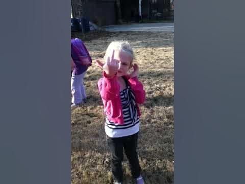6 year old girl cussing - YouTube
