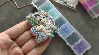 Брошь Единорог с крыльями из бисера своими руками / Brooch Bead Unicorn DIY / Мастер - класс