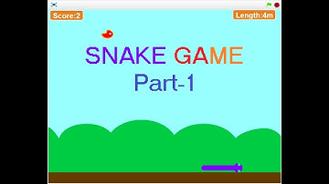 SNAKE GAME | PART-1 | how to make in scratch 2.0 | VG Game Maker