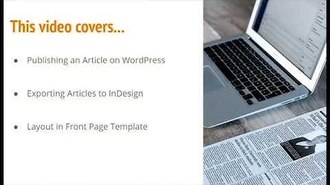 Reverse Publishing from WordPress to InDesign