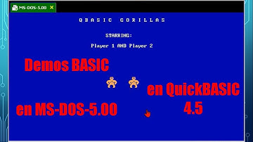 Demos BASIC en MS-DOS-5.00 en QuickBASIC 4.5