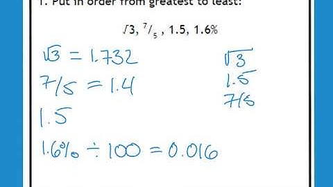 Order Real Numbers with Square Roots