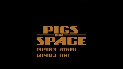 Pigs in Space Starring Miss Piggy - Atari 2600 (1983)