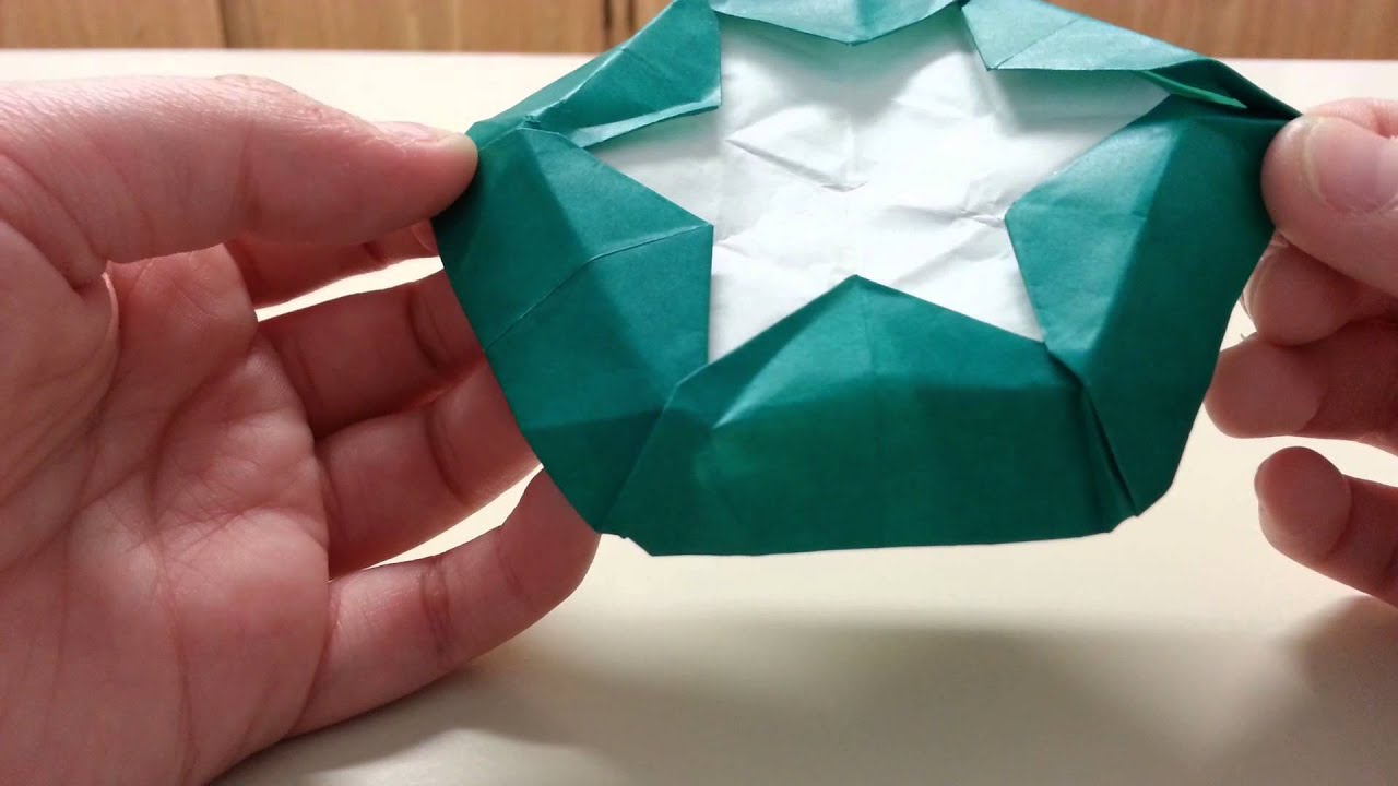 Origami Star Of David Yarmulke, Designed By Jeremy Shafer Not A