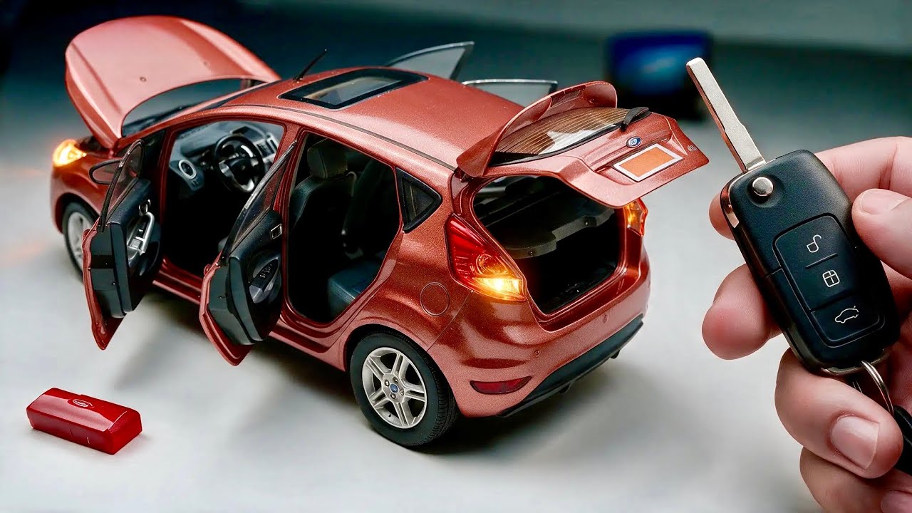 UNBELIEVABLE DETAIL! 1:18 Ford Fiesta Diecast Model Unboxing And Full Review