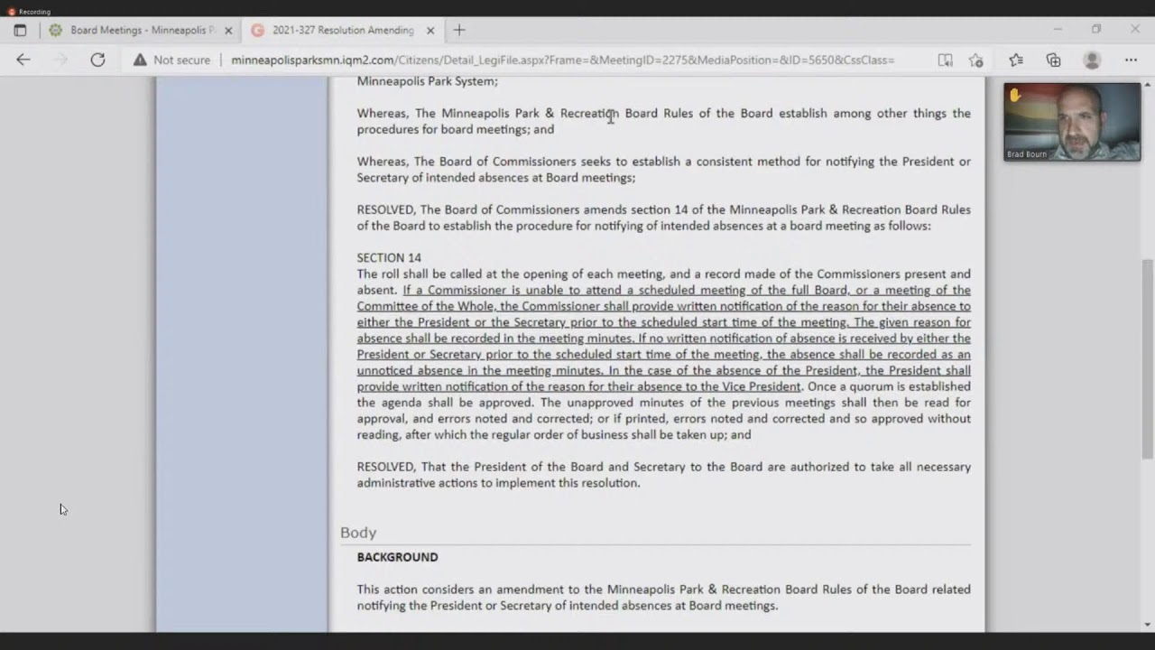 MPRB Board Meeting 10/6/2021