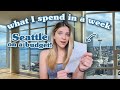 What I Spend In A Week in My 20's In Seattle *on a budget*