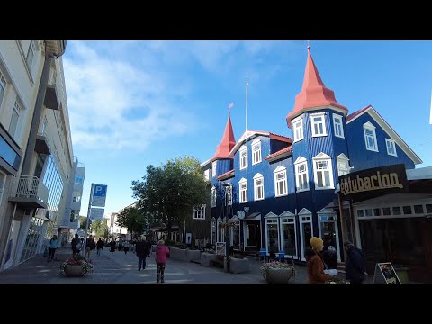 Akureyri, Iceland - Downtown Akureyri City Tour (2022)