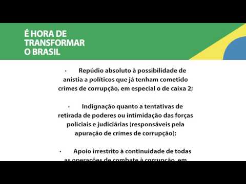 Manifesto do Setor Produtivo Contra a Impunidade