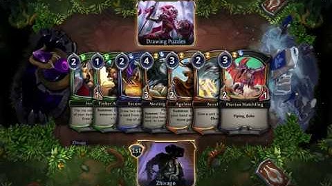 Eternal Card Game Puzzles. Drawing Cards - Diamond