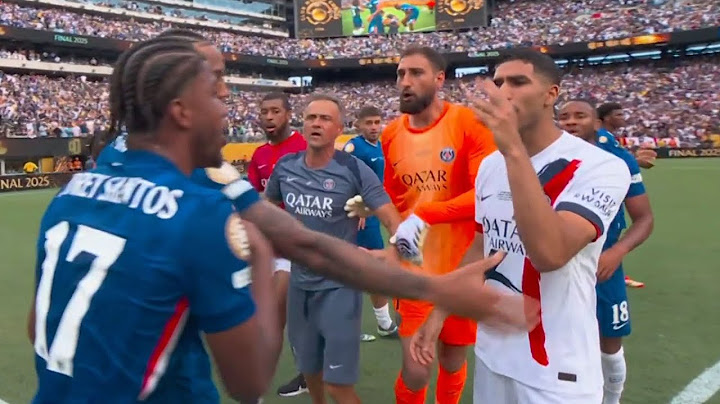 Chelsea vs PSG - BRAWL After the Final 😱 2025 FIFA Club World Cup