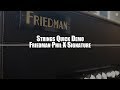 Strings Quick Demo : Friedman Phil X Signature