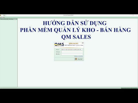 Phần mềm kho - bán hàng QM Sales Management