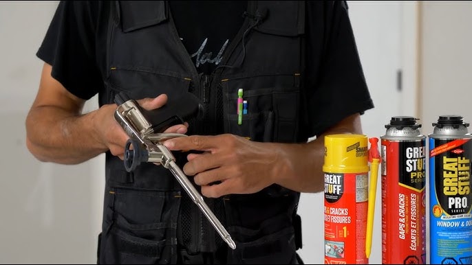 Cómo usar una pistola de espuma de poliuretano - Bricomanía 