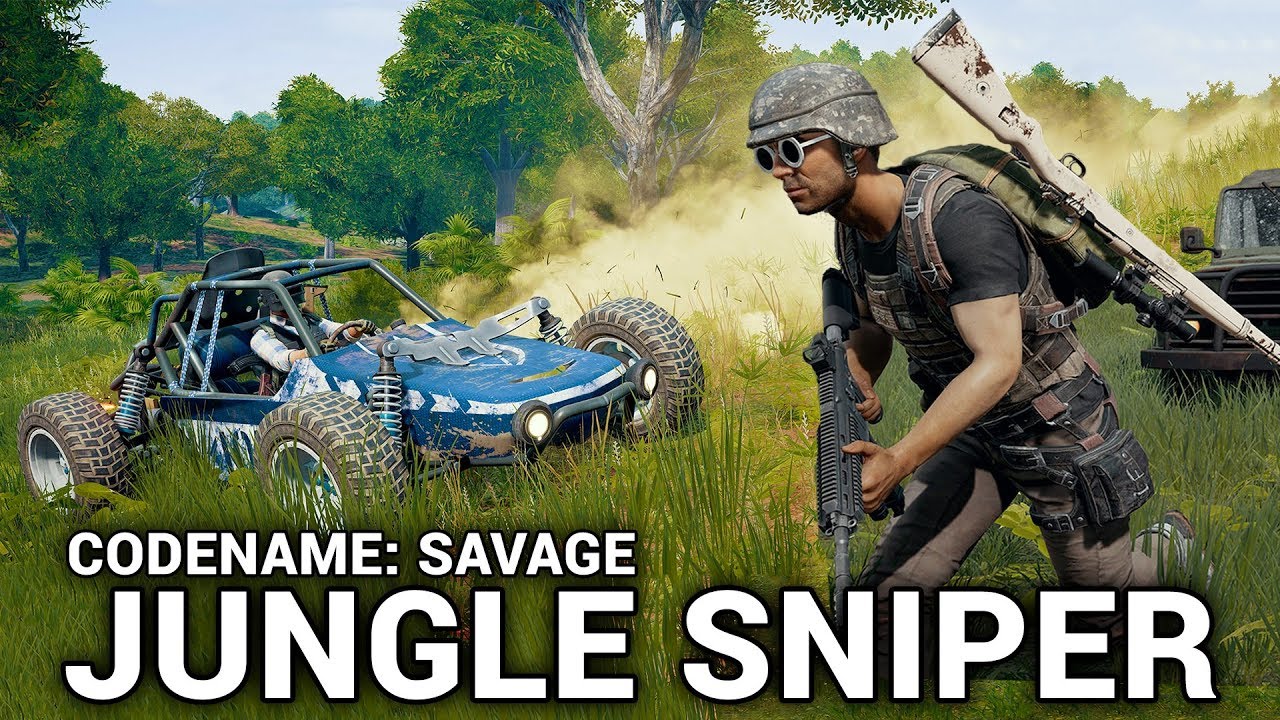 » JUNGLE SNIPER! « - Hotspot Action auf der neuen Savage PUBG Map! - 4K 🌴