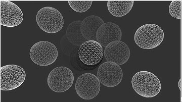 Sacred geometry sphere made with p5js