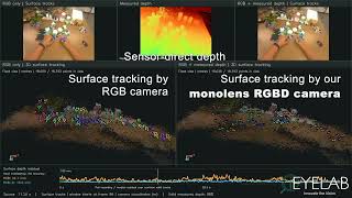 Surface tracking by Deepview
