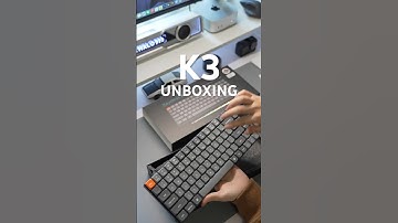 Unbox the Keychron K3 Max! Stick around for the satisfying typing sound and RGB effects in action.