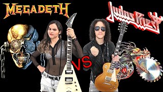 MEGADETH VS JUDAS PRIEST | THRASH METAL VS HEAVY METAL (Guitar Riffs Battle) cover