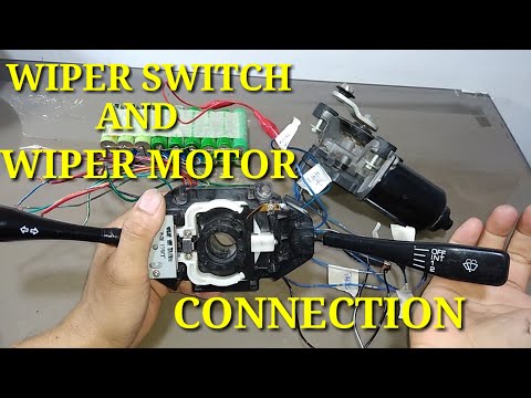 Video: Paano ka mag-wire ng windshield wiper switch?