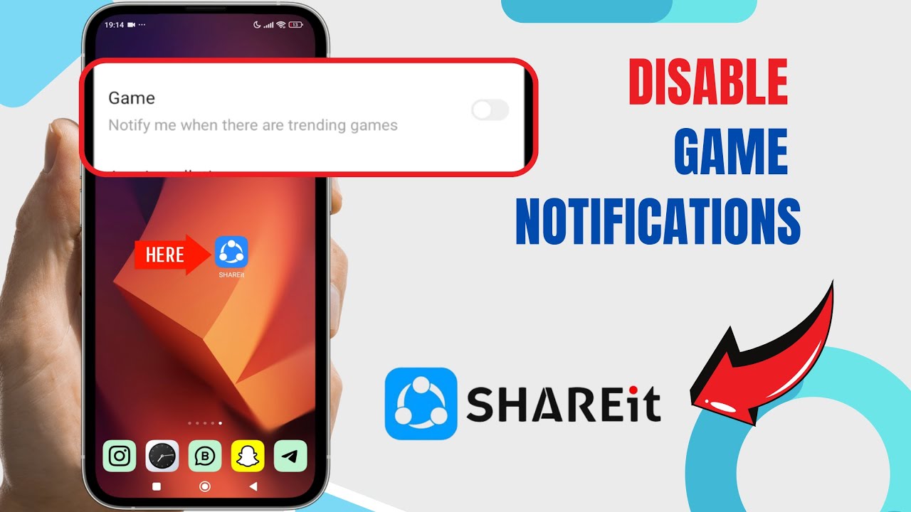 Disable Game Notifications On Shareit. |Technologyglance - YouTube