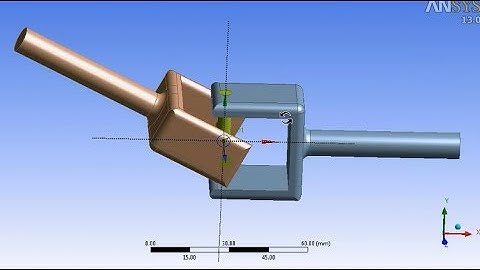 Ansys rigid dynamics tutorial : Universal Joint analysis  Part 1