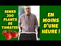 How to sow 200 tomato plants in less than an hour! (and 20 different varieties 🍅🍅🍅)
