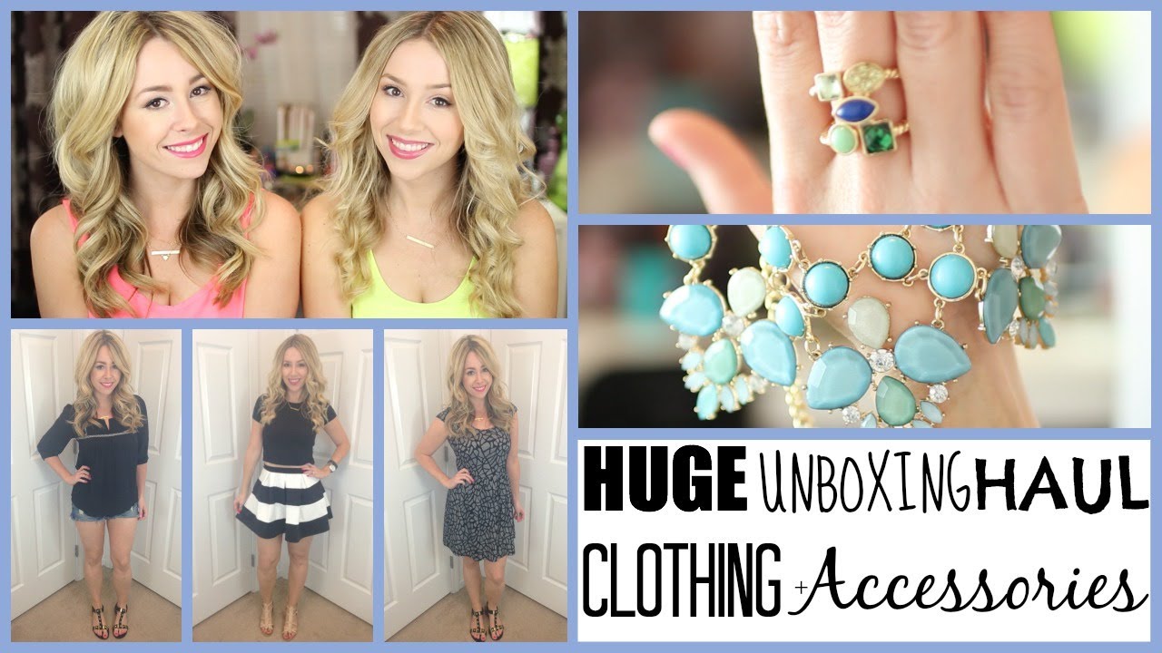HUGE Unboxing Spring Haul 2014 - Clothing, Accessories, +more!