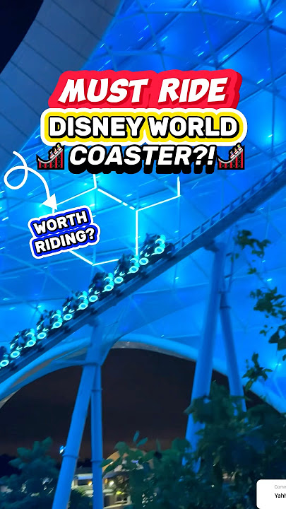 Is THIS Magic Kingdom Coaster Worth Riding?! 🤔🎢 (Tron Lightcycle Run)
