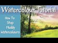 Muddy Watercolours? In Depth Watercolour Tutorial On How To Prevent This