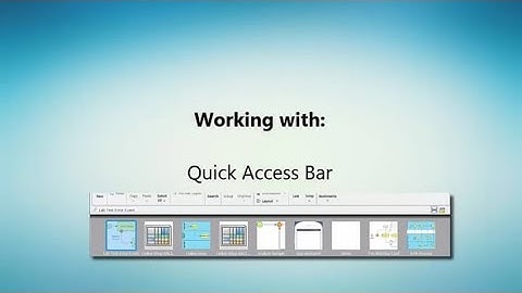 Visual Paradigm Tips: Werken met de Quick Access Bar