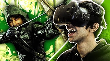 IM LEGOLAS?! - VIRTUAL REALITY ARCHERY on HTC VIVE