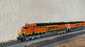 Ho scale BNSF manifest