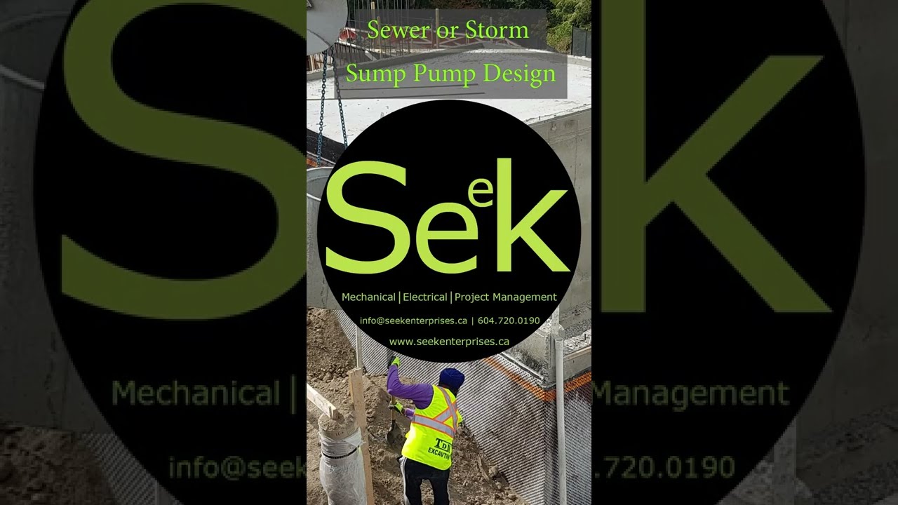 Sewer or Storm Sump Pump by Seek Engineering, sewer sump pump, storm sump pump
