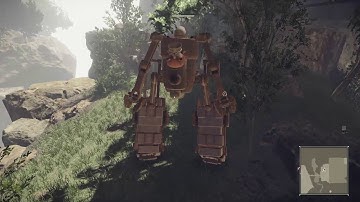 NieR:Automata - Finally Remote Controlled a Big Guy!