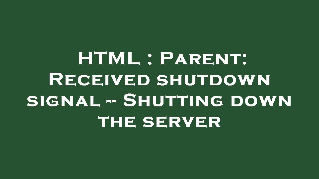 Parents html