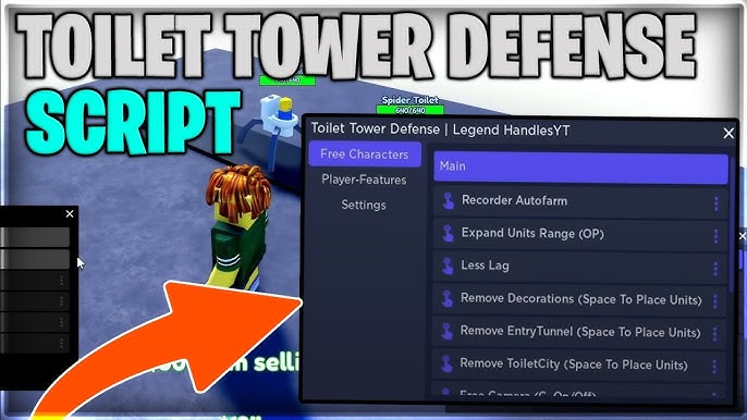 Toilet Tower Defense Script  Inf Units, Auto Farm & More